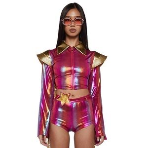 Dolls Kill NWT Born to Perform Glam Halloween Costume Size M